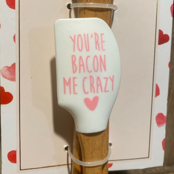 Valentine’s Day Spatula Set Of 2, Bacon & Eggs Spatulas, You’re Bacon Me Crazy - Picture 8 of 13
